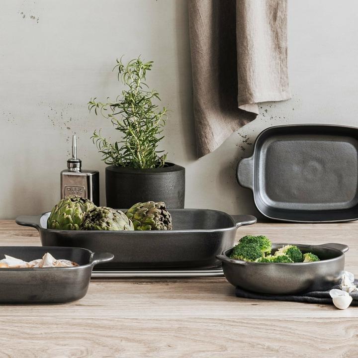 Actual product image Thomas Ceramic anthracite casserole dish small round