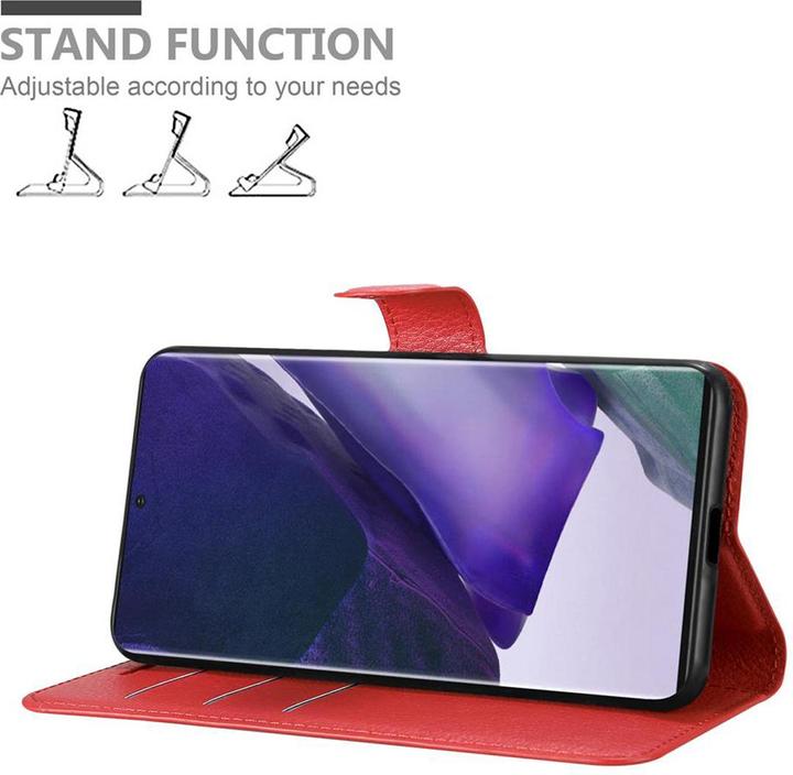 Actual product image Cadorabo Book with stand function cover (Samsung Galaxy Note 20+)