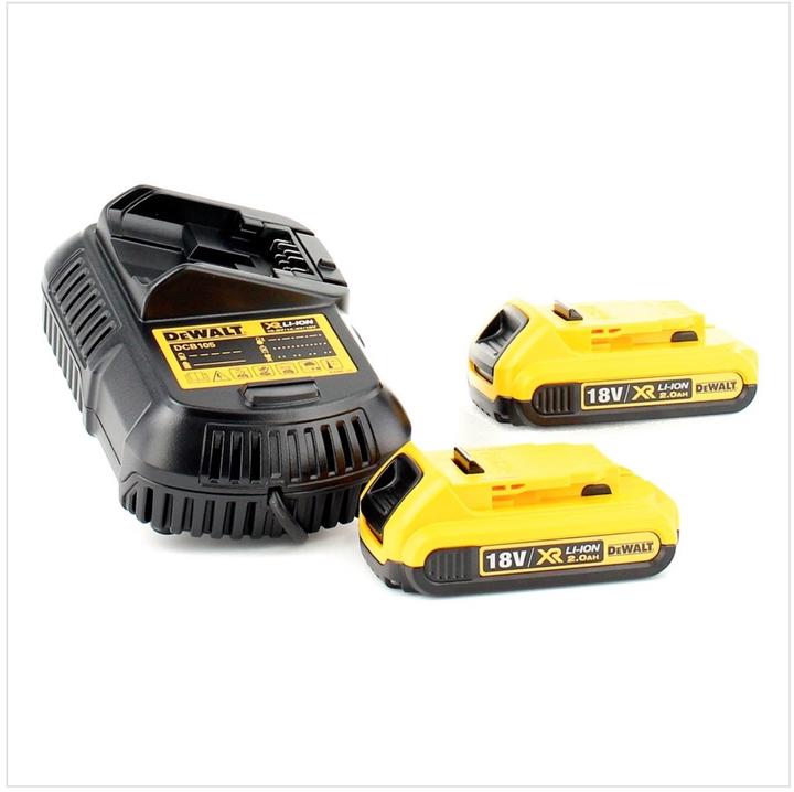 Productafbeelding DeWalt DCH 273 D2 Accu combihamer 18V 2,1J SDS-Plus Brushless + 2x accu 2,0Ah + lader + TSTAK (Oplaadbare batterij)
