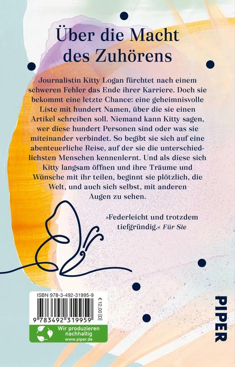 Produktbild Hundert Namen (Deutsch, Cecelia Ahern, Christine Strüh, 2023)