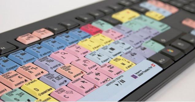 Actual product image Logickeyboard Nero Slim Line Adobe Premiere Pro CC (DE, Cable)