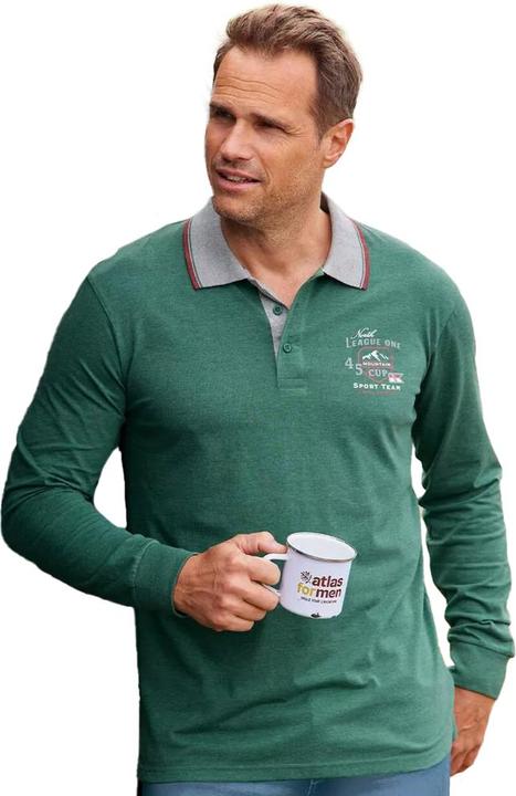 Actual product image Atlas For Men Mens Long-Sleeved Polo Shirt (Pack of 2) (L)