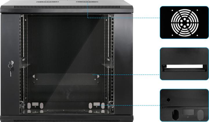 Actual product image Intellinet 19" wall distributor (9 RU, 19 inch rack)