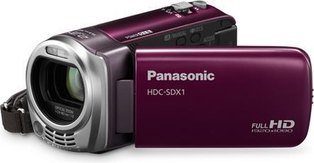 Panasonic HDC-SDX1, Full-HD Flash Camcorder, Violett