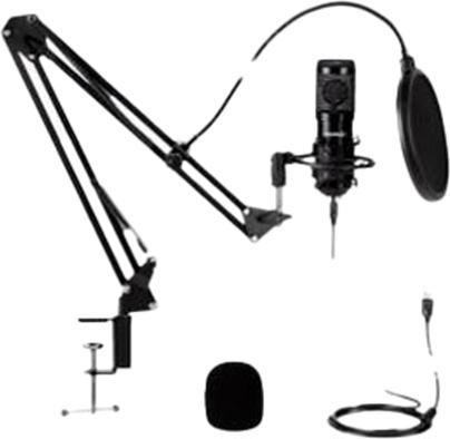Gear4U RGB Streaming Microphone Black Studio Microphone