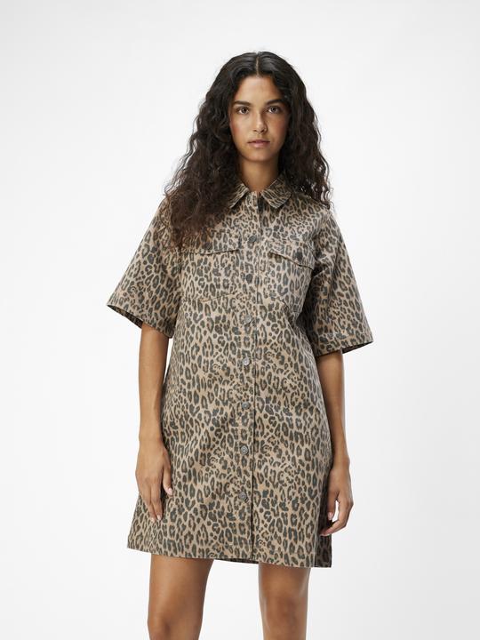 Image du produit Object Mini-robe à imprimé léopard (S)
