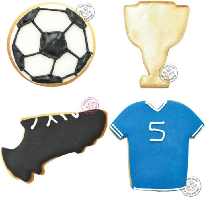Produktbild ScrapCooking 4tlg. Set Ausstecher Fussball