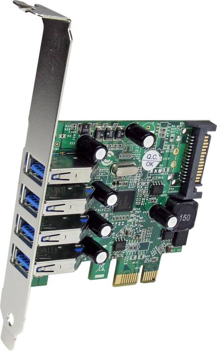 Actual product image StarTech 4 Port PCIe USB 3.0 Card