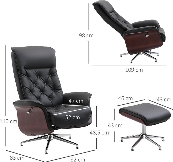 Image du produit Homcom Chesterfield