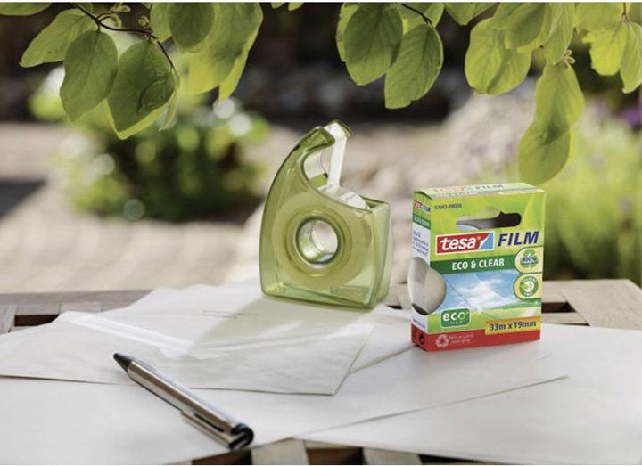 Actual product image tesa 2x tesafilm ECO & CLEAR, solvent-free and ageing-resistant (19 mm)