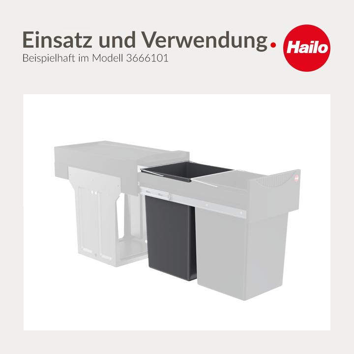 Image du produit Hailo 1008879 Inneneimer-Set für Tandem und Terzett (30 l)