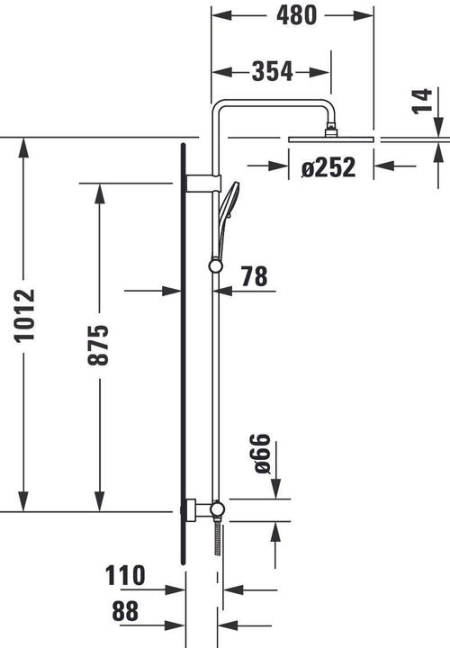 Image du produit Duravit Système de douche Shower Systems