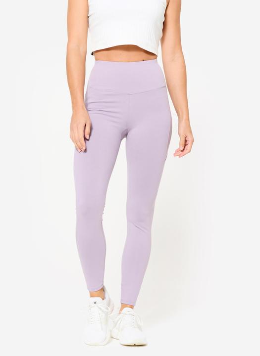 Produktbild Domyos Leggings Damen hohe Taille - rauchlila (W33/L31)