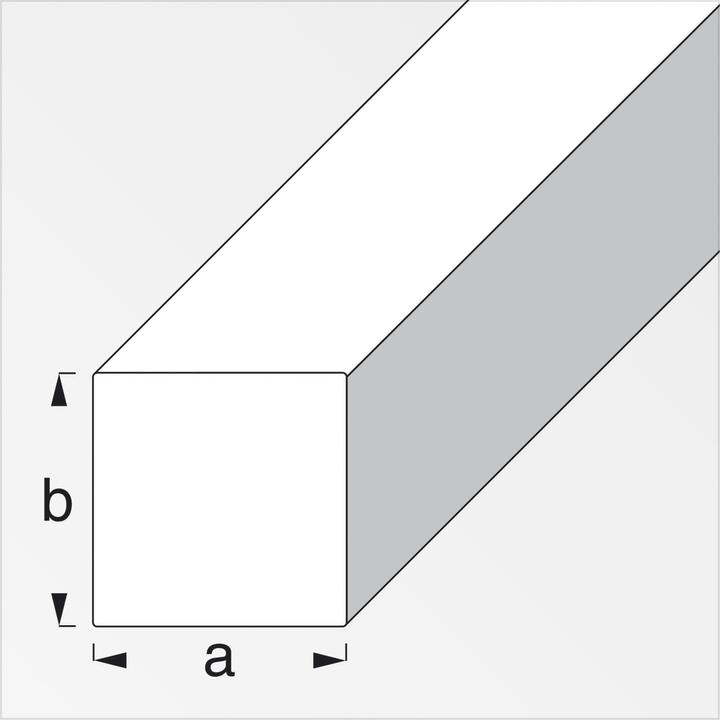 Actual product image Alfer Square bar steel 1m