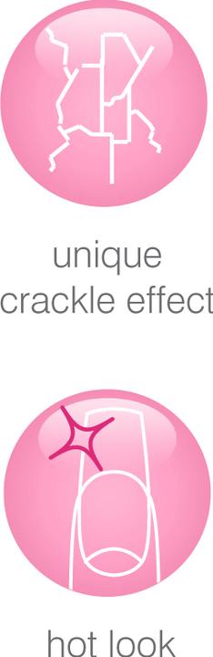 Produktbild Rio Crackle Nails Classic“ ( NCRC) (White, Black, Silver)