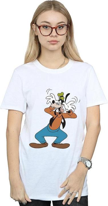 Image du produit Disney Femme/Les femmes - T-shirt Boyfriend Crazy Goofy (3XL)