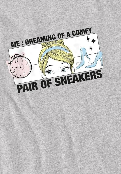 Immagine prodotto Cinderella Dreaming Of Comfy Sneakers Maglietta Bambini (140)