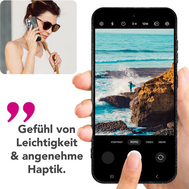 Produktbild Nalia ShinePop - Stabile Glänzende Glitzer Hülle - Glamour Glitter Cover (Samsung Galaxy S25)