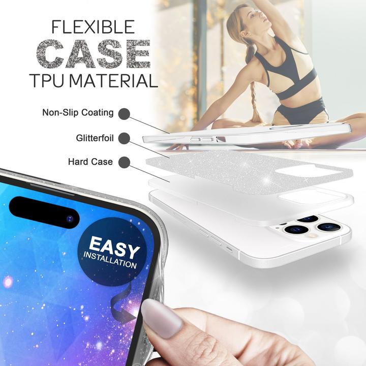 Immagine prodotto Nalia Copertina glitterata (Apple iPhone 14 Pro Max)