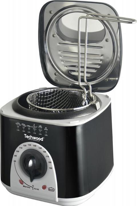 Immagine prodotto Techwood Friggitrice TFF-86 Friggitrice singola stand-alone Nero, Grigio