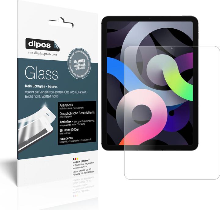 Dipos Protezione dello schermo Anti-Shock (2 Pezzo/i, iPad Air 2020 (4. Gen), iPad Air 2022 (5a generazione))