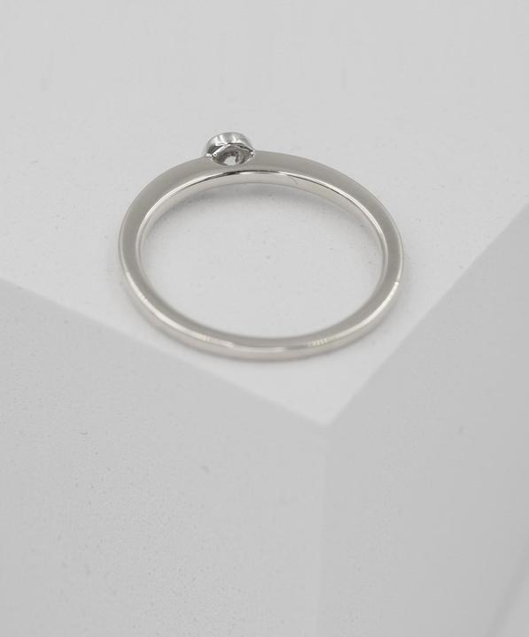 Actual product image Muau Ring frame setting (54, 950 Platinum)