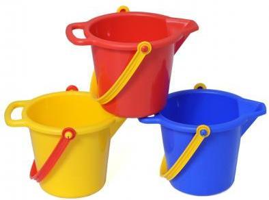 Plasto Eimer mit Auslauf 14cm Mix