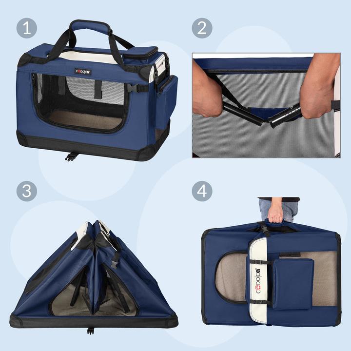Produktbild Cadoca Hundetransportbox (Hund, Waschbar, Faltbar)