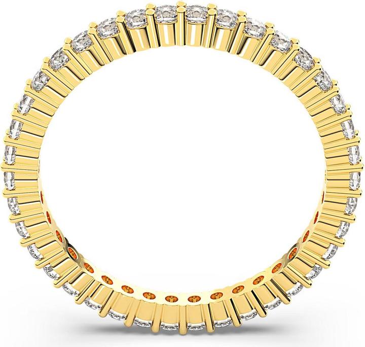 Produktbild Swarovski Vittore Ring Rundschliff Weiss Gold (60)