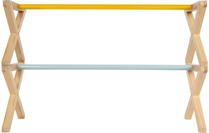 Actual product image small foot Cavaletti obstacle set for children (German, Italian, French, English, Spanish)