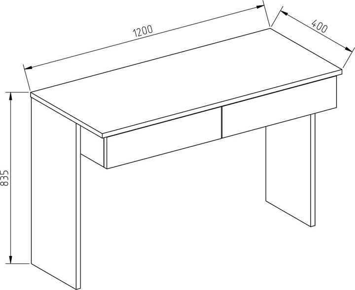 Produktbild Vicco Azur (120 x 40 x 84 cm)