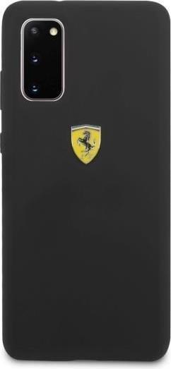 Produktbild Ferrari On Track Liquid Silicone Case Shield für G980F Samsung Galaxy S20 - black (Samsung Galaxy S20)