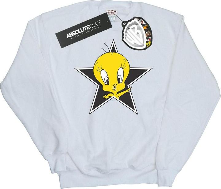 Actual product image Looney Tunes Womens/Ladies Tweety Pie Star Sweatshirt (M)
