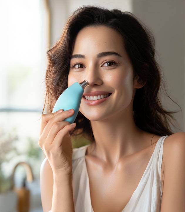 Actual product image Foreo Porin cleaner and LED light unit
