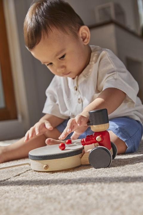 Image du produit Plantoys Plan Toys Pull-Along Drummer