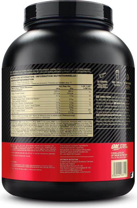 Actual product image Optimum Nutrition Gold Standard (Extreme Milk Chocolate, Chocolate, Milk chocolate, 1 pcs., 2273 g)