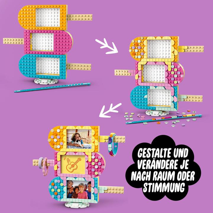 Produktbild LEGO Eiscreme Bilderrahmen & Armband (41956, LEGO Dots)