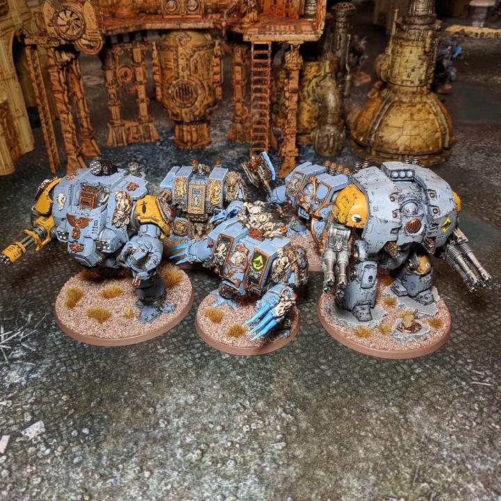 Produktbild Games Workshop Bjorn the Fell-Handed - Space Wolves Venerable Dreadnought - Murderfang (Kunststoff)