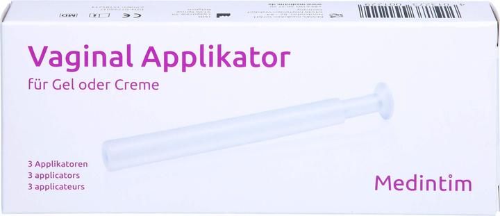 Immagine prodotto Medintim Applicatore vaginale per gel/crema, 3 pezzi (Gel intimo)
