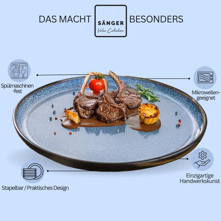 Actual product image Sänger Speiseteller Set Aruba (6 x, 27 cm)