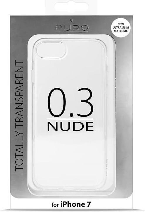 Immagine prodotto Puro Custodia per iPhone 6 / 6S / 7/8 / SE 2020, 0,3 Nude, trasparente (Apple iPhone 7)
