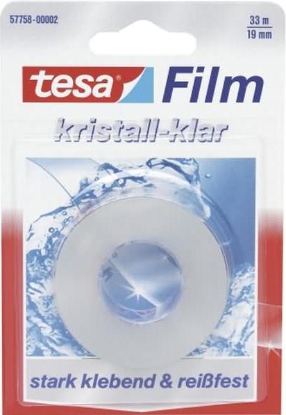 Actual product image tesa 1x tesafilm KRISTALL-KLAR, highly transparent, ageing-resistant, with strong adhesion (19 mm)