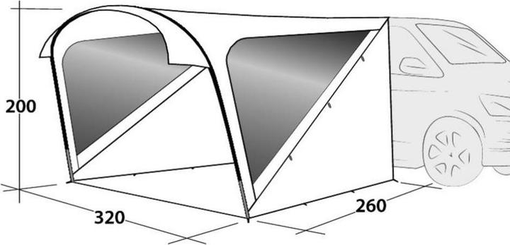 Produktbild Outwell Touring Shelter (Vorzelt, 6.70 kg)