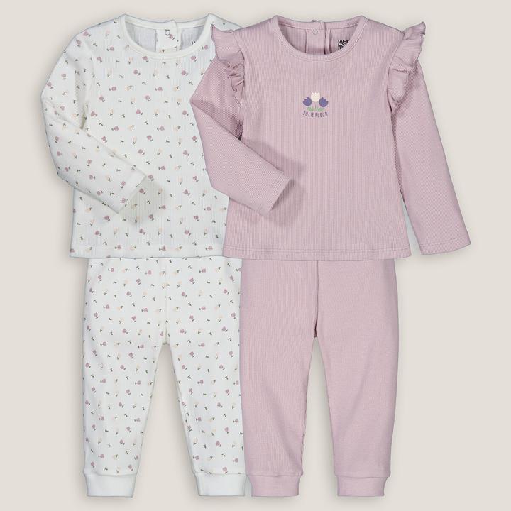 Produktbild La Redoute Collections 2er-Pack gerippte Pyjamas (74)