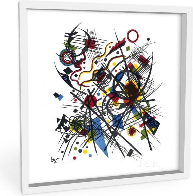 Image du produit Trenddeko Kandinsky - Lithographie pour le portefeuille Bauhaus (30 x 30 cm)