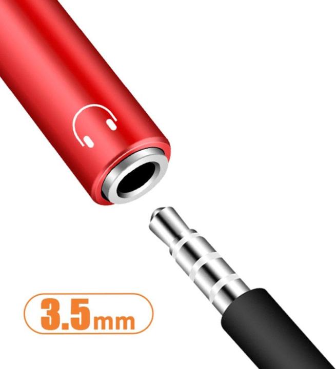 Produktbild Apfelkiste USB C auf 3.5mm Kopfhöreranschluss und USB C Port Nylon Kabel mit Power Delivery (60W) (USB Typ C, USB Typ C, 3.5mm Klinke)