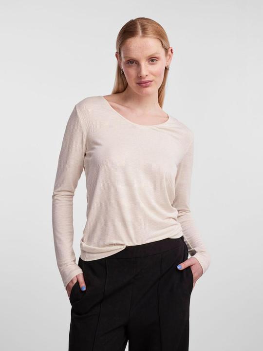 Produktbild Pieces Pcbillo Ls V-Neck Lurex Stripes Noos (XXL)