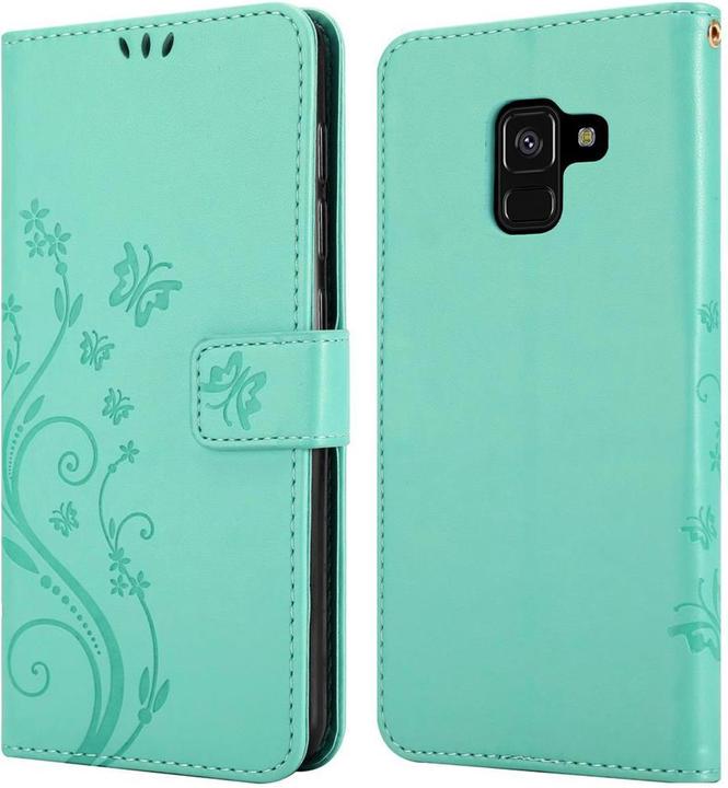 Image du produit Cadorabo Couverture du livre de fleurs (Samsung Galaxy A8 (2018))