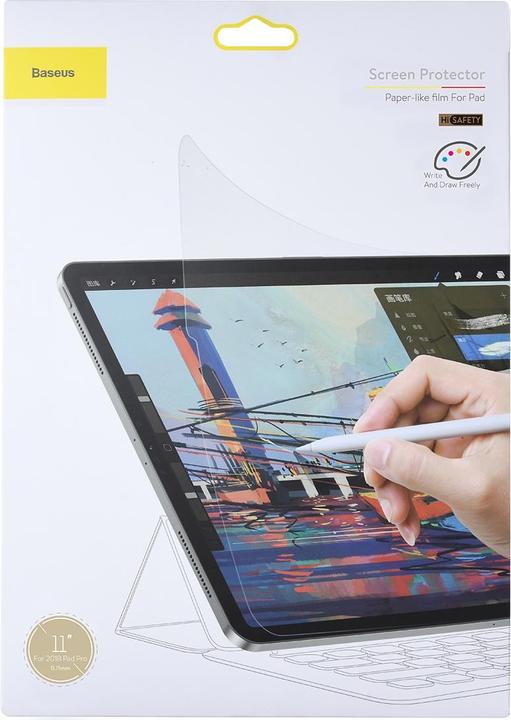 Produktbild Baseus 0.15mm Paper-like film For Pad Pro 11inch2018/2020/2021/Pad Air 10.9(2020Transparent (1 Stück, iPad Pro 11 2018 (1. Gen))