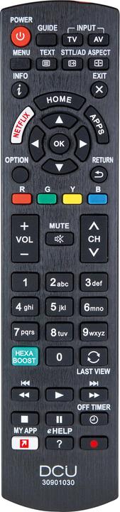 Produktbild DCU Tecnologic TV Remote Control For Panasonic (Infrarot)